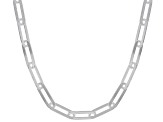 Sterling Silver Paperclip 22 Inch Chain