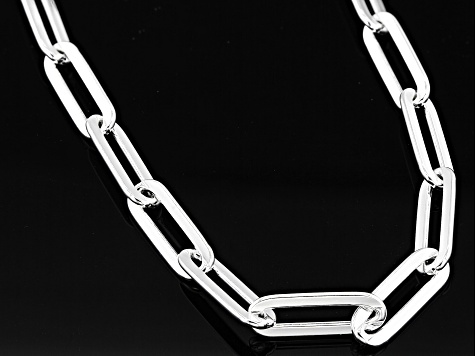 Sterling Silver Paperclip 22 Inch Chain - DOM488B | JTV