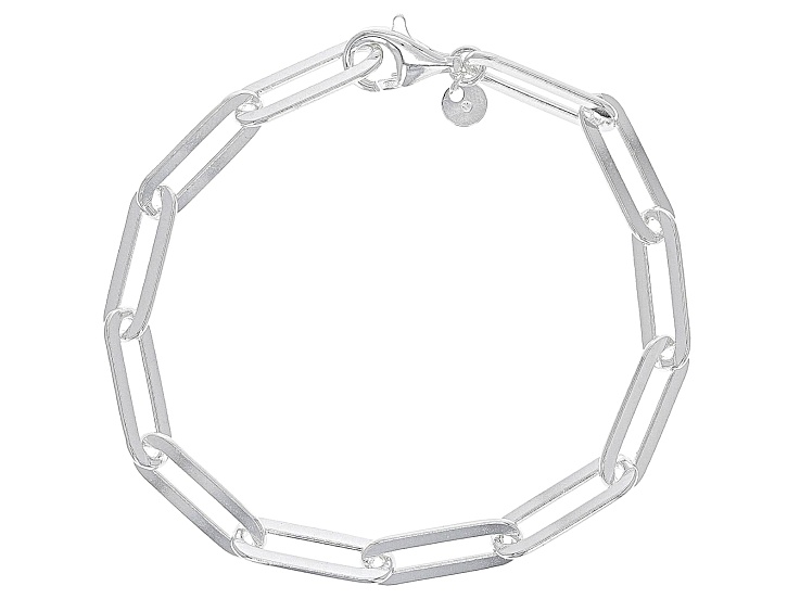 Sterling Silver 5.9mm Paperclip Link Bracelet