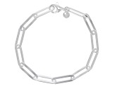 Sterling Silver 5.9mm Paperclip Link Bracelet