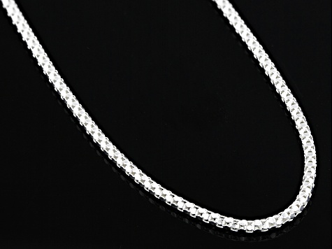 Sterling Silver 1.5mm Round Box 20 Inch Chain