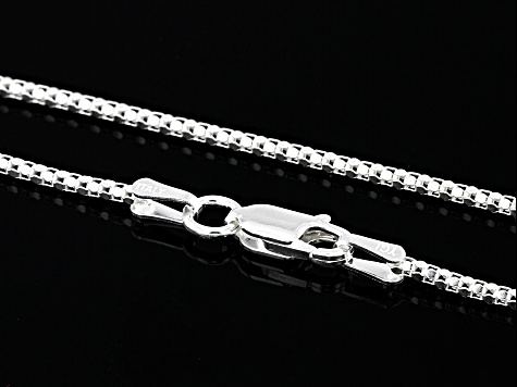 Sterling Silver 1.5mm Round Box 24 Inch Chain