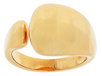 Picture of 18k Yellow Gold Over Sterling Silver Cuff Ring