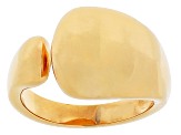 18k Yellow Gold Over Sterling Silver Cuff Ring