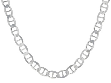 Picture of Sterling Silver 8mm Mariner 22 Inch Chain