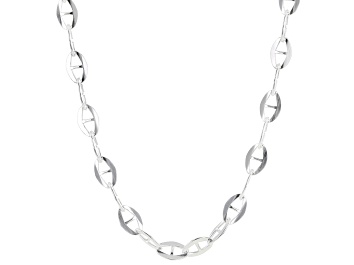 Picture of Sterling Silver 3.5mm Alternating Mariner 20 Inch Chain