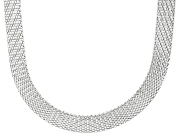 Picture of Sterling Silver 7mm Flat Mesh 20 Inch Chain