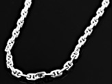 Sterling Silver 2.8mm Mariner 18 Inch Chain