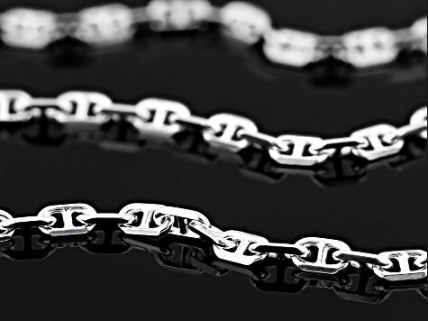 Sterling Silver 2.8mm Mariner 18 Inch Chain