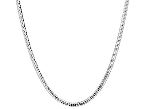 Sterling Silver 3mm Herringbone 20 Inch Chain