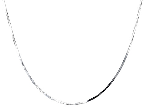 Sterling Silver 1mm Snake 18 Inch Chain