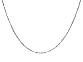 Sterling Silver 1.4mm Rope 18 Inch Chain