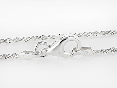 Sterling Silver 1.4mm Rope 18 Inch Chain
