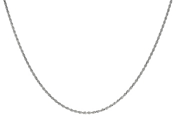 Picture of Sterling Silver 2.5mm Diamond-Cut Double Link 18 Inch Chain