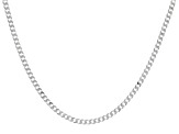 Sterling Silver 2.3mm Cuban 20 Inch Chain