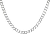 Sterling Silver 4.5mm Cuban 20 Inch Chain