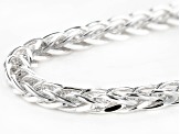 Sterling Silver 5.5mm Diamond-Cut Wheat 20 Inch Chain