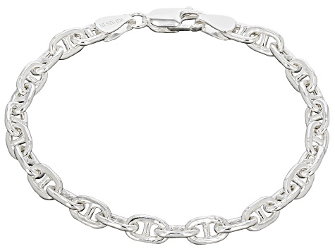 Sterling Silver 5.5mm Mariner Link Bracelet - DOM601 | JTV.com