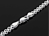 Sterling Silver 5mm Bismark 20 Inch Chain