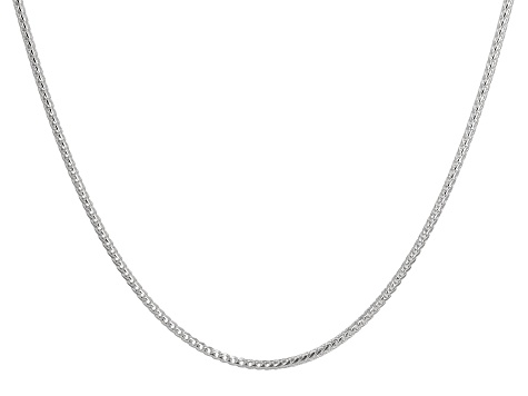 Sterling Silver 1.6mm Diamond-Cut Franco 20 Inch Chain