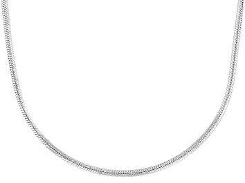 Picture of Sterling Silver 1.5mm Sliding Adjustable Snake 24 Inch Chain