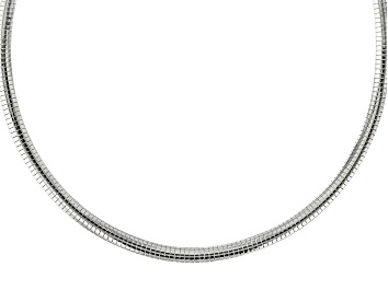 Picture of Sterling Silver 5.8mm Omega 20 Inch Chain