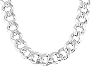 Sterling Silver Cuban Link 20 Inch Chain