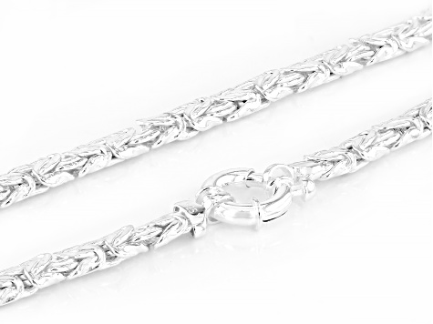 Sterling Silver 6mm Byzantine 20 Inch Chain - DOM762 | JTV