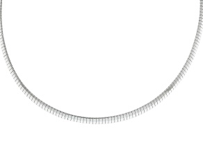 Sterling Silver 6mm Omega 20 Inch Chain