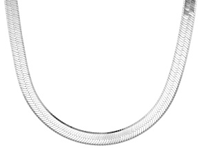 Sterling Silver 3.3mm Herringbone Necklace