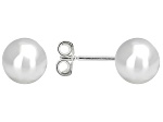 Sterling Silver 8mm Ball Stud Earrings