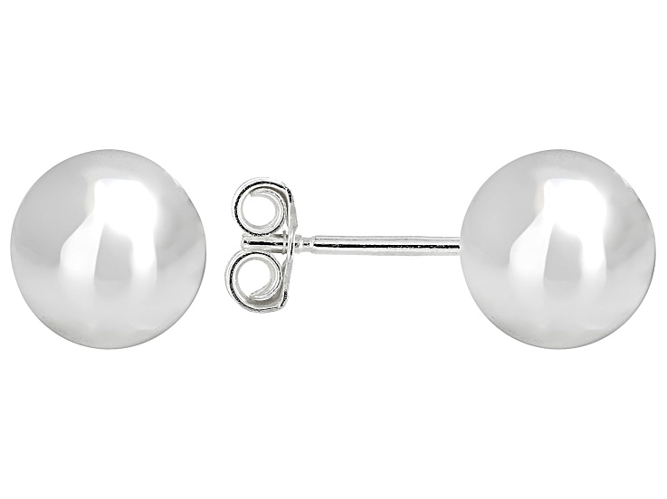 Sterling Silver 9mm Ball Stud Earrings