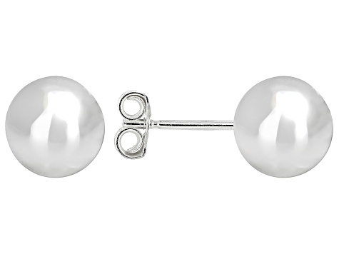 Sterling Silver 9mm Ball Stud Earrings