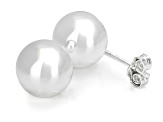 Sterling Silver 9mm Ball Stud Earrings