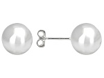 Sterling Silver 10mm Ball Stud Earrings