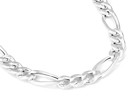 Sterling Silver 4.9mm Polished Figaro 20 Inch Chain - DOS252A | JTV