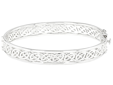 Keith Jack™ Sterling Silver Window to the Soul 9MM Bangle