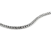 Keith Jack™ Sterling Silver 3.30MM Oxidized  Dragon Weave Bracelet