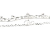 Keith Jack™ Sterling Silver 1MM White Diamond 2-in-1 Synergy Necklace