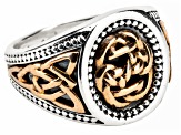 Keith Jack™ Sterling Silver & Bronze Path Of Life Large Ring