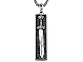 Keith Jack™ Sterling Silver Viking Sword Pendant (Strength and Power)