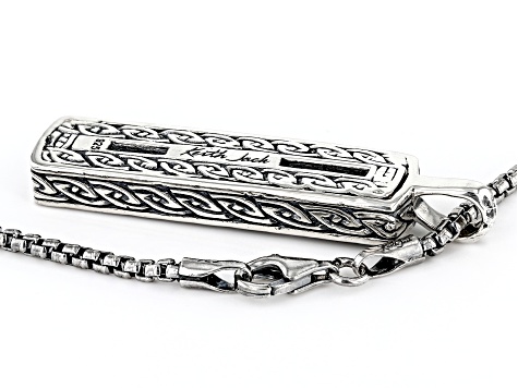 Keith Jack™ Sterling Silver Viking Sword Pendant (Strength and Power)