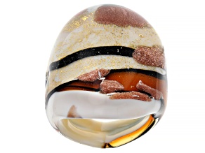 Murano Glass "Graffiti" Ring