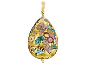 Multi-Color Murano Glass "Basilica" Pendant