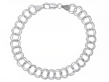 Picture of Sterling Silver Double Curb Link Bracelet