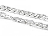 Sterling Silver Double Curb Link Bracelet