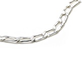 Sterling Silver 4.5mm Flat Curb Link Bracelet