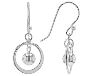 Sterling Silver Ball Dangle Earrings