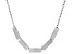 Stainless Steel Tube Bar Adjustable 18 Inch Necklace