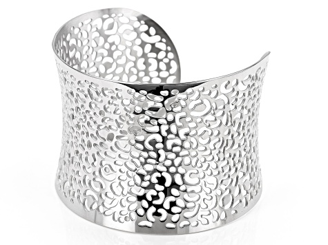 Stainless Steel Lace Design Cuff